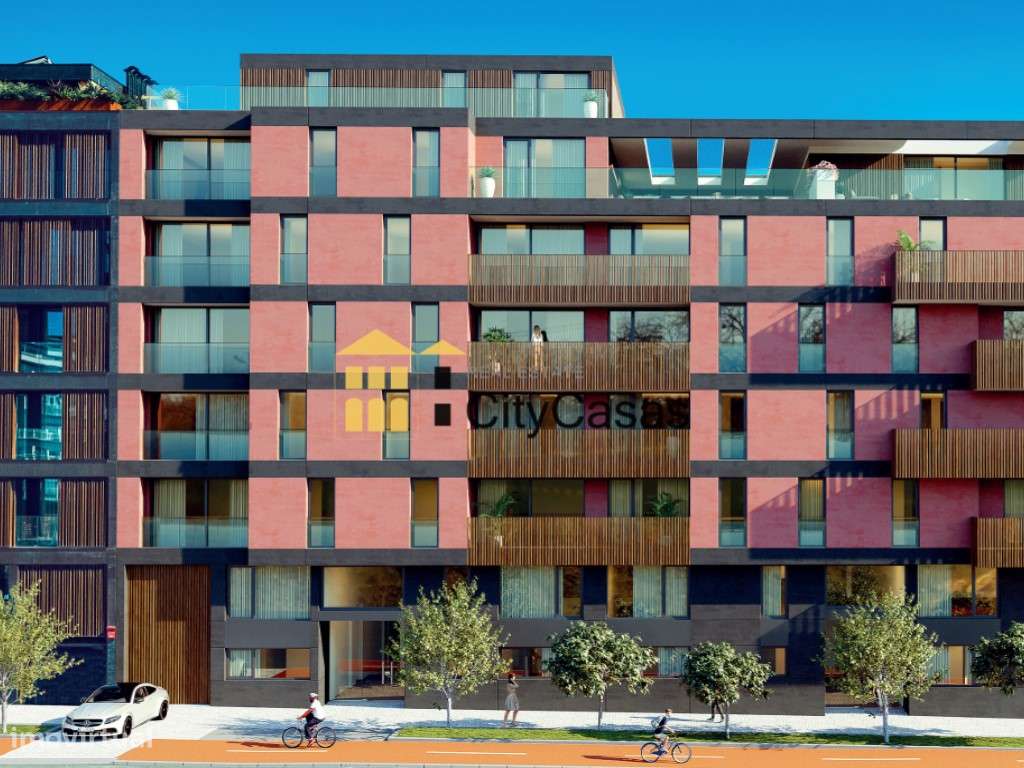 T4 Novo c/ Varanda e Garagem - Edifício c/ Vistas Ria - Grande imagem: 3/8