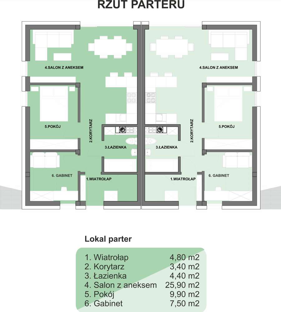 Atrakcyjne mieszkanie z ogródkiem i 2 miejscami parkingowymi-6