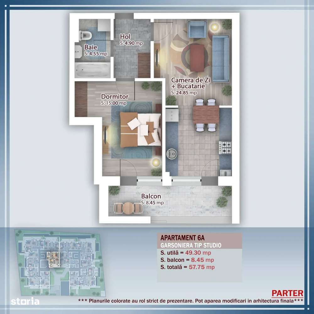 Apartament 2 Camere Titan Theodor Pallady Bloc Nou - Imagine principală: 3/3