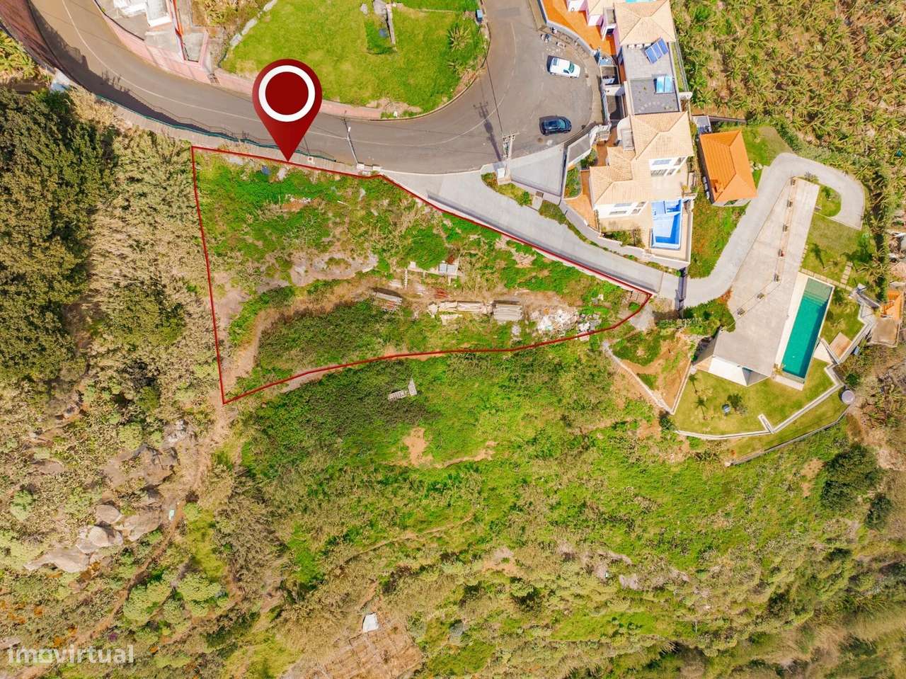 Terreno 1.602 m2 com Vista Atlântica Inalterável – Canhas, Ponta do So - Grande imagem: 2/21