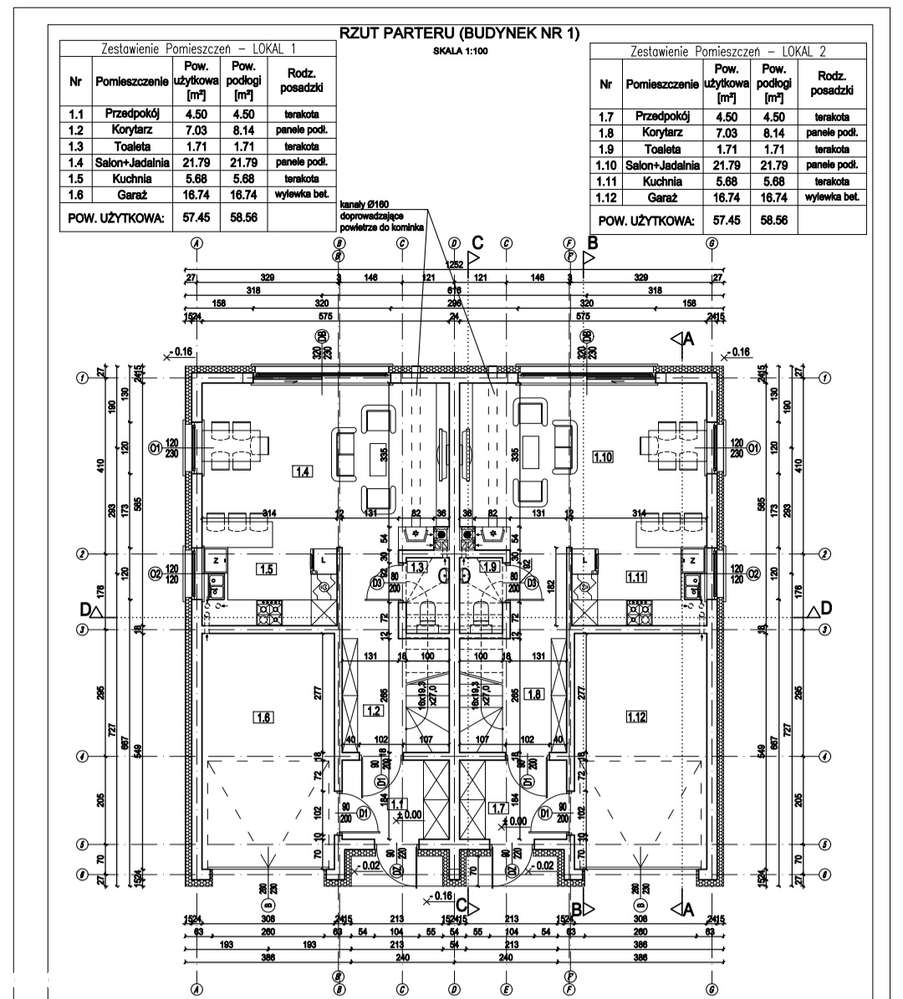 Dom z garażem w stanie deweloperskim,zielona okolica,blisko miasta! - Pełny obrazek: 5/6