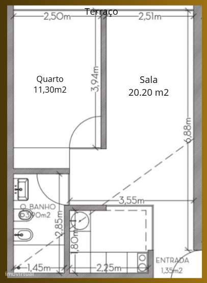 T1 Novo com Terraço e vista Rio| Zona Histórica de Gaia-18