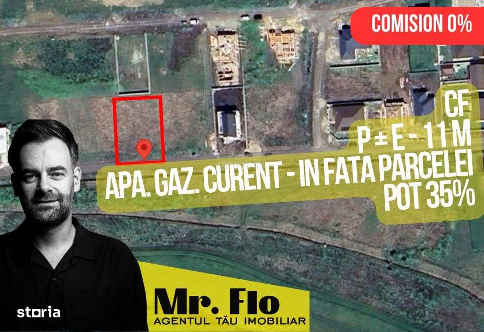 Teren de construcții la intrare în Sânandrei, județul Timiș – 650 mp - Imagine principală: 5/5