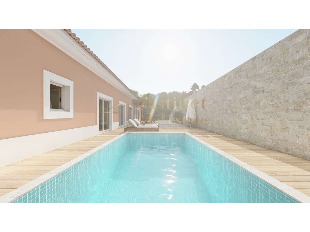 Moradia T3+1 térrea geminada, em construção, com piscina e jardim p... - Grande imagem: 5/15