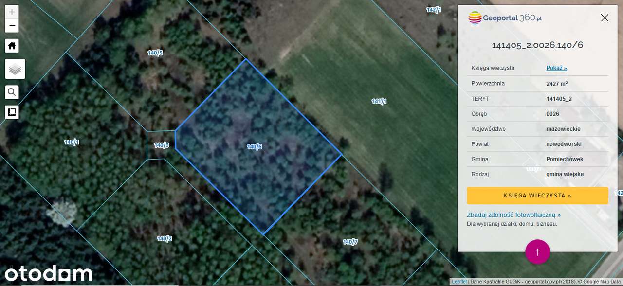 Wymysły- 7 działek budowlanych OFERTA DLA DEWELOPERA pod osiedle domów-11