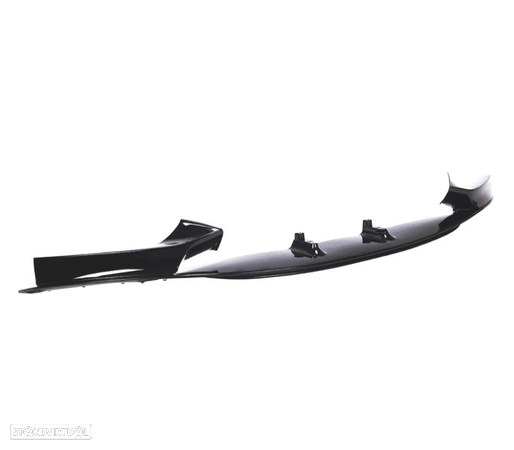 SPOILER LIP DIANTEIRO PARA BMW F22 F23 LOOK M PERFORMANCE PRETO BRILHANTE - 4