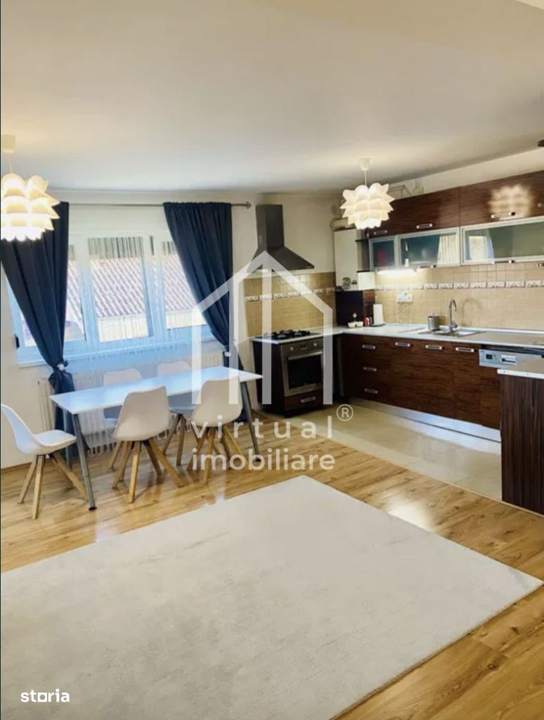 Apartament cu 3 camere, balcon, mobilat si utilat - zona Lazaret