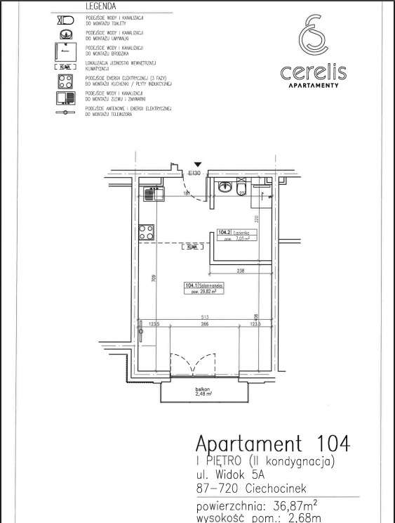 Nowe mieszkania w Ciechocinku, różne wielkości!-14
