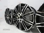 Jantes Look Porsche Panamera Turbo S 20 " 9.5 + 11 5x130 Preto + Polido - 7