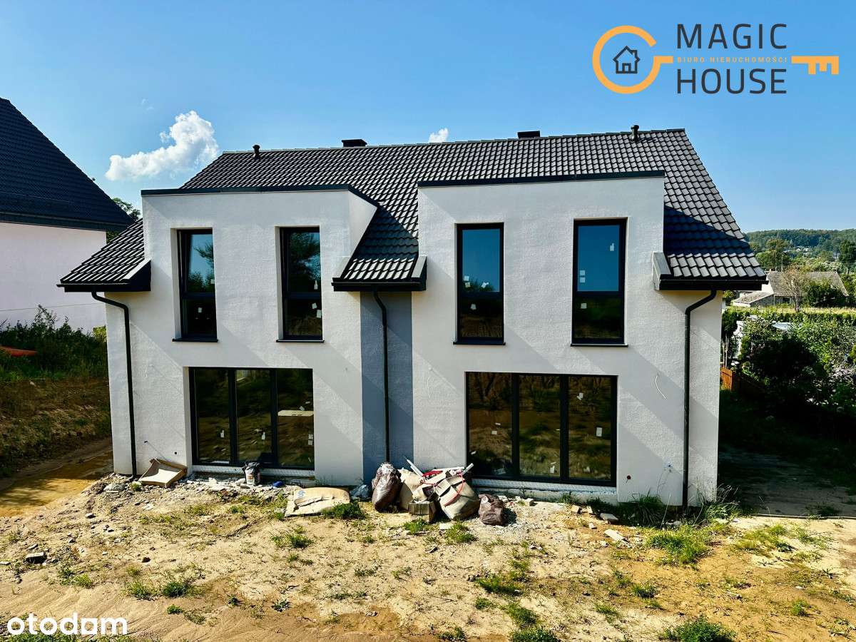 Nowoczesny bliźniak z garażem i poddaszem użytkowy - Pełny obrazek: 4/12