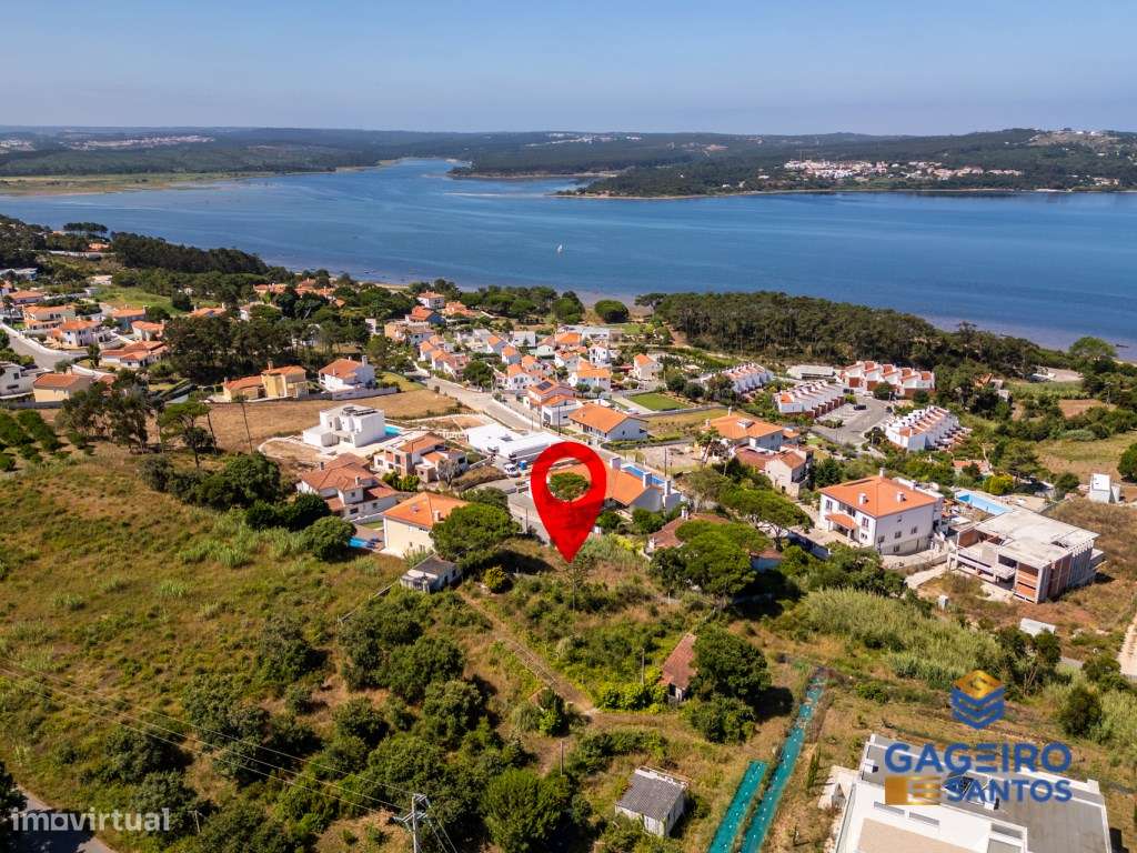 Terreno na Foz do Arelho com Vista para a Lagoa e Projeto para Moradia - Grande imagem: 5/6
