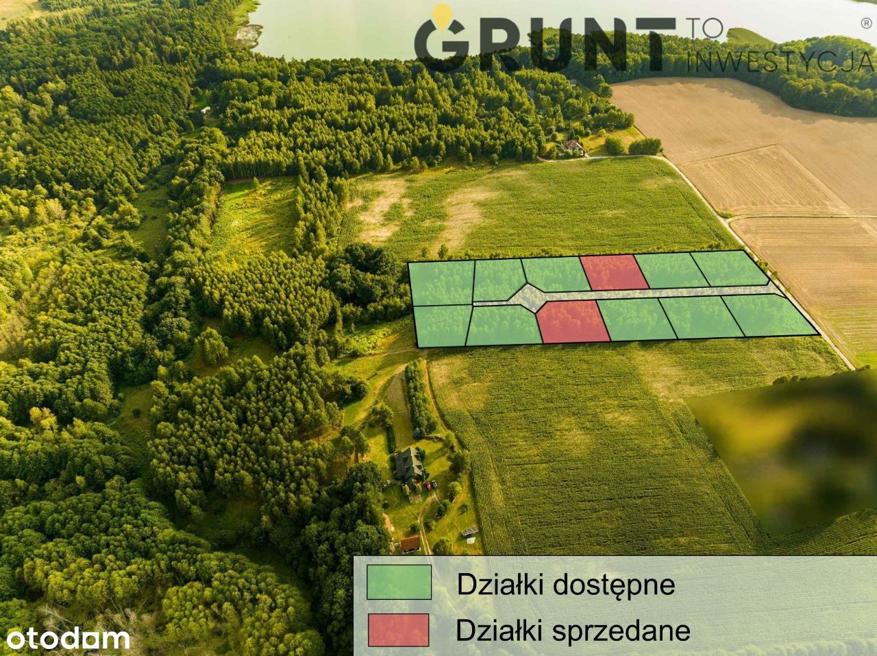 Działki budowlane w zielonej i spokojnej okolicy!