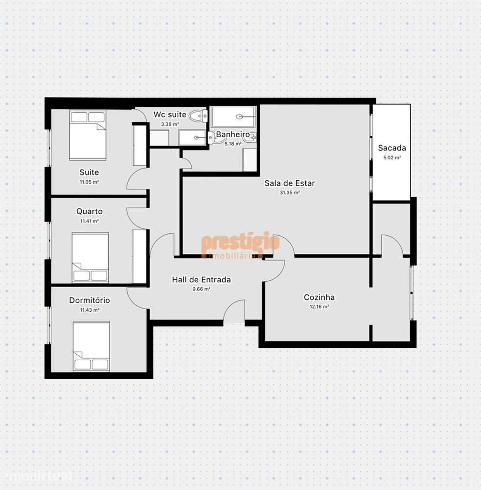 Apartamento T3 Venda em Nogueira, Fraião e Lamaçães,Braga-43