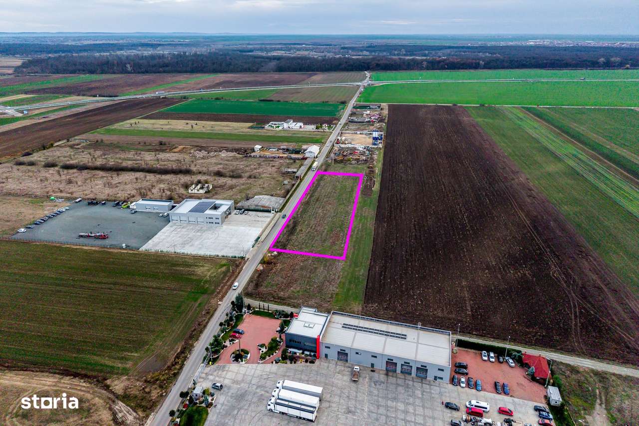 Teren cu acces DN7 și A1, ideal pentru dezvoltări industriale - Imagine principală: 4/9