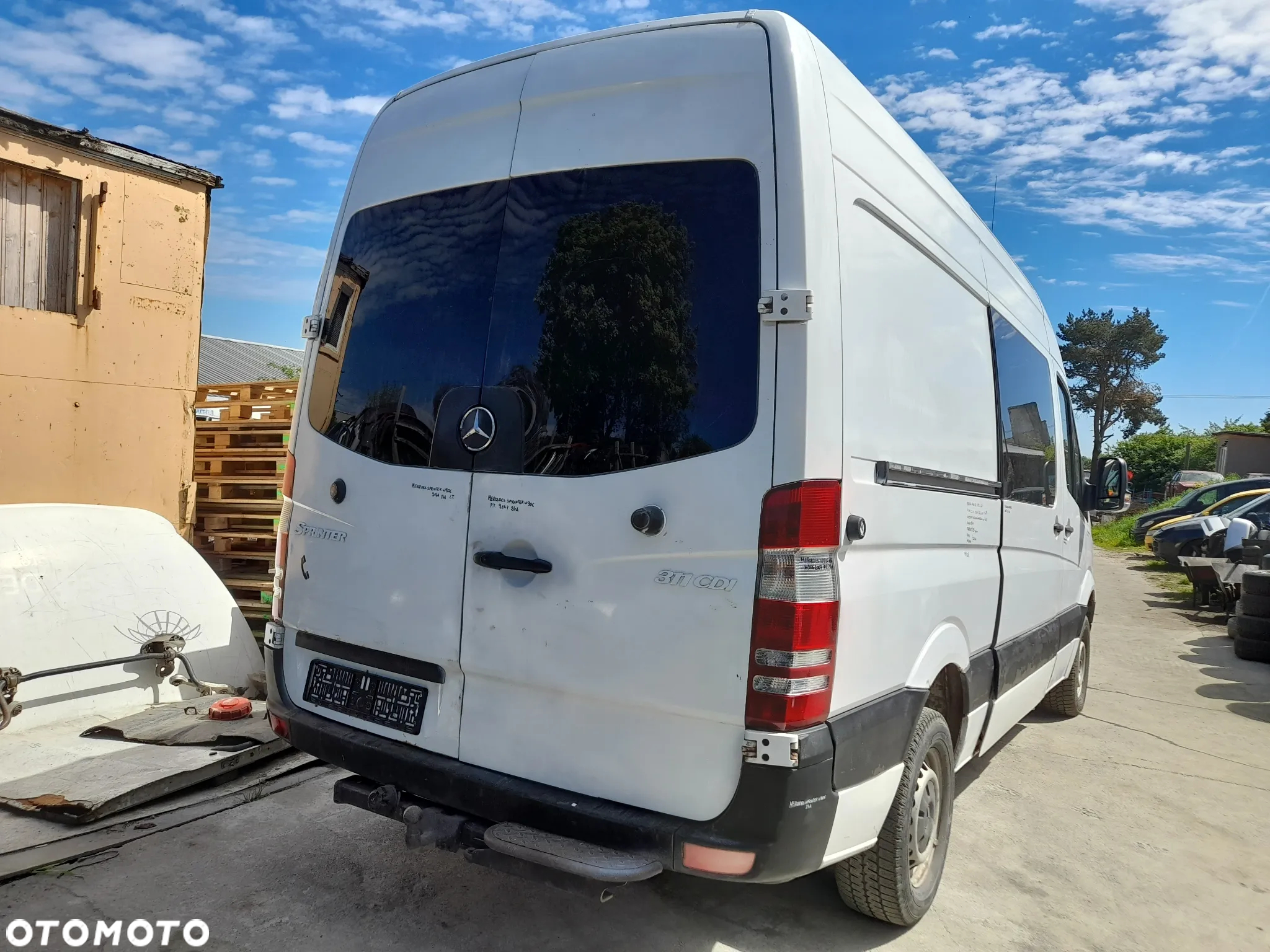 SILNIK KOMPLETNY 2.2 CDI 109KM 80kW 646985 MERCEDES SPRINTER W906 - 9