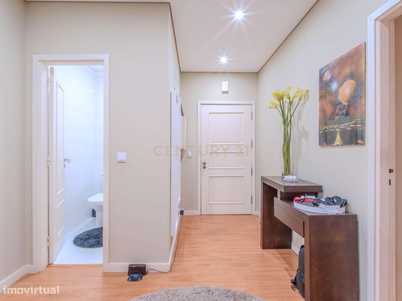 T3+1 em Modivas, 400m do Metro, varanda e garagem - Grande imagem: 3/53