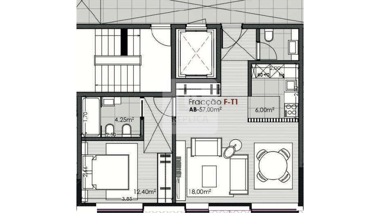 Apartamento T1 com Garagem | Em Construção - Grande imagem: 4/9