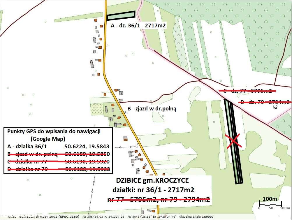 Sale -10% Jura tania działka przy asfalcie 2717m2, cena tylko 74.900zł - Pełny obrazek: 4/17