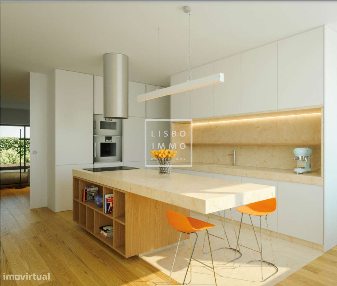 Moradia nova de 292m2, 5 quartos, vista, terraço, jacuzzi, Alcântara, - Grande imagem: 4/10