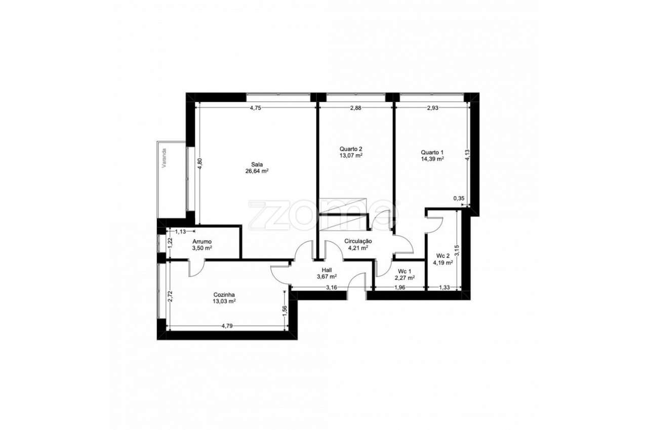 Apartamento T2 em Ponte de Moreira na Maia-23