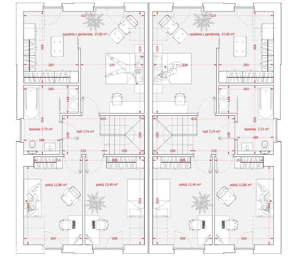 NOWE kameralne osiedle w zabudowie bliźniaczej! Stan dew. Ostatni dom! - Pełny obrazek: 5/6
