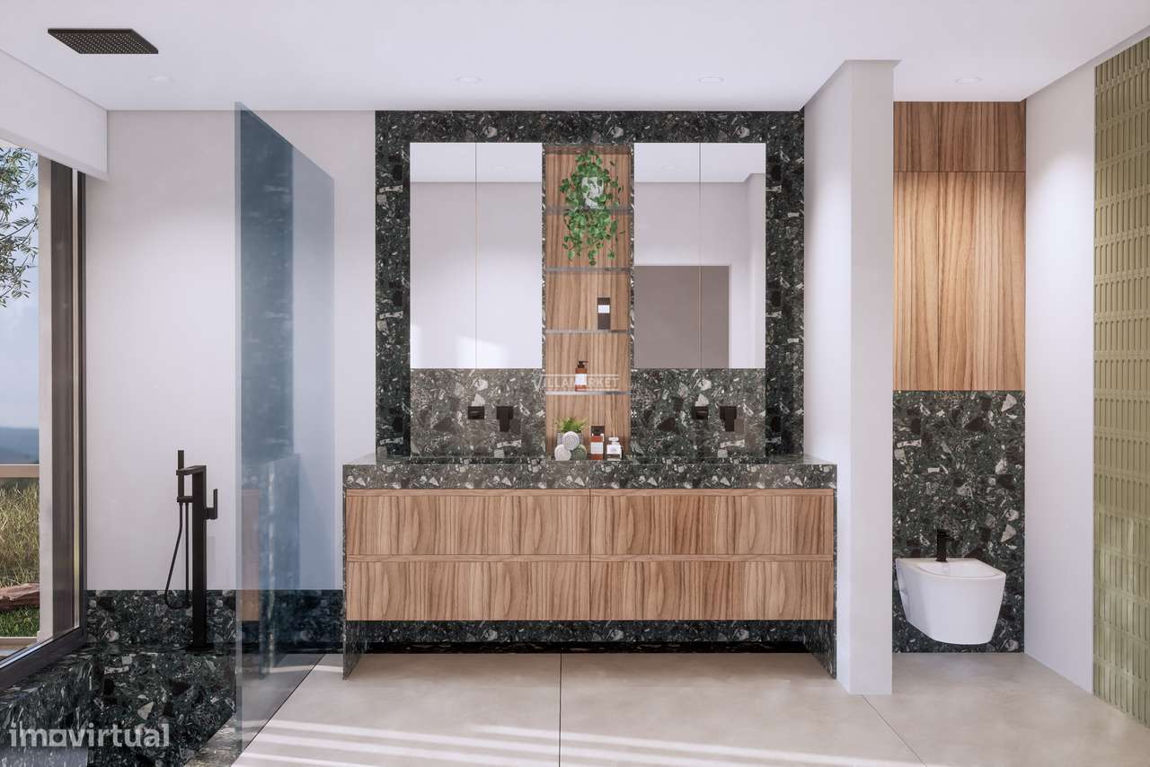 LUXUOSA VILLA V4  DE ARQUITETURA MODERNA COM PISCINA SITUADA NA ZONA D-17