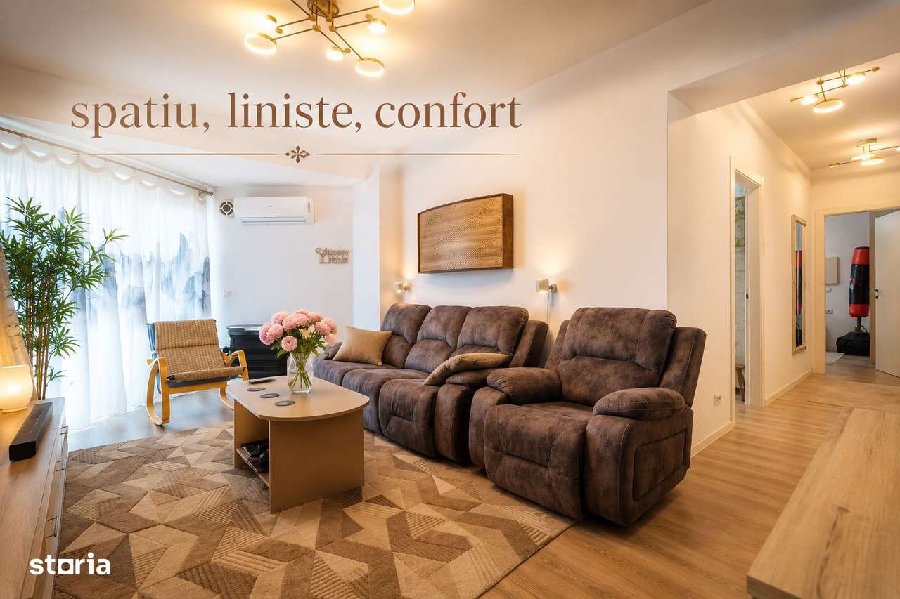 Apartament 3 camere decomandat | Living spectaculos | 0% comision
