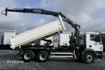 MAN TGM 26.340 / 6X4 / 2 STR WYWROTKA + HDS HIAB 144 / HYDROBURTA / ŁYCHA / - 5