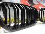 Grelha frontal BMW F20 / F21 LCI +15 M2 look / dupla lamina preto mate - 3