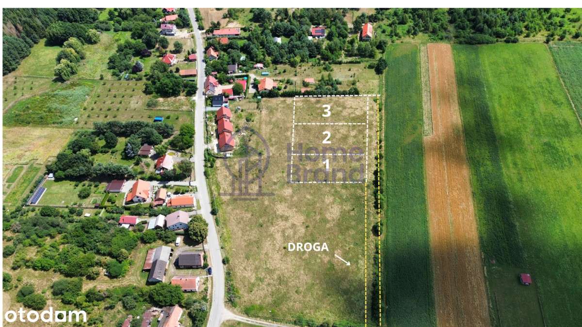 Osolin| 3 działki| Możliwość zakupy całości| - Pełny obrazek: 2/4