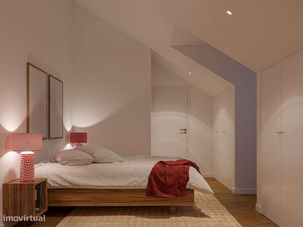 Apartamento com vista num condomínio com Jardim e piscina Arroios-22