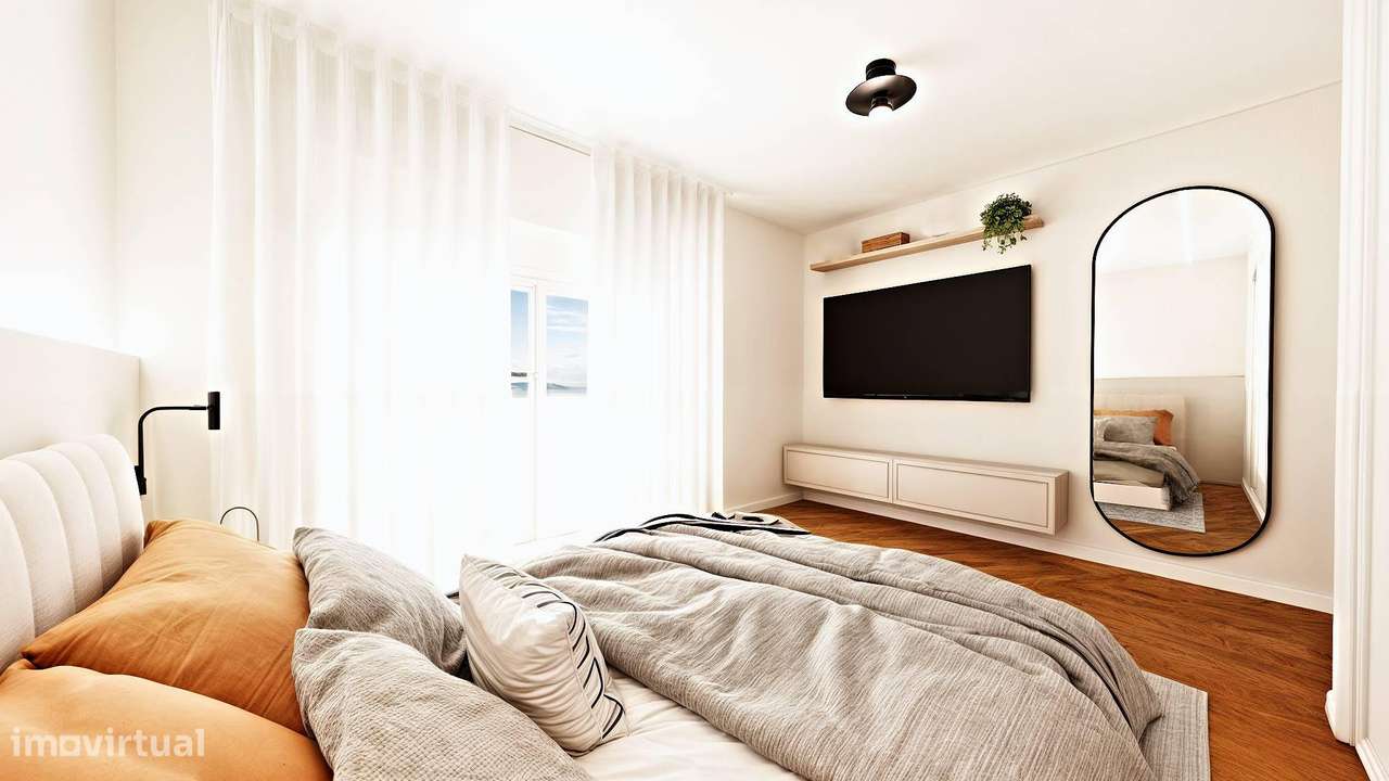 Moradia T4 isolada , térrea com piscina e jardim em Fernão Ferro - Grande imagem: 5/21