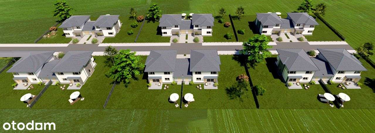 Nowoczesne domy w Abramowicach Prywatnych w Głusku - Pełny obrazek: 3/8