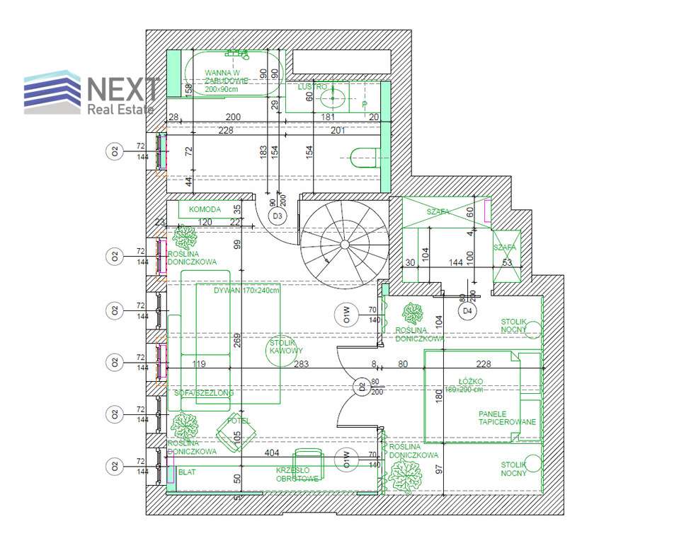 Wyjątkowy dwupoziomowy apartament w Śródmieściu-16