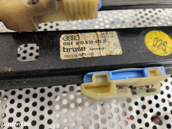 Macara Geam Electrica Completa Cu Motoras Fata Spate Audi A8 D4 4H An 2010-2011-2012-2013-2014-2015-2016-2017 Dezmembrez Audi A8 D4 4H An 2010-2011-2012-2013-2014-2015-2016-2017 Motor CLA 3.0 Diesel Euro 5 Quattro - Dezmembrari Arad - 5