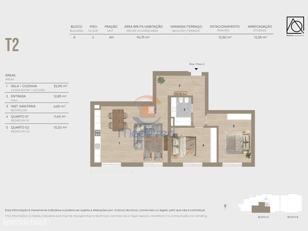 Apartamento T2 em construção - Montijo - Grande imagem: 2/11