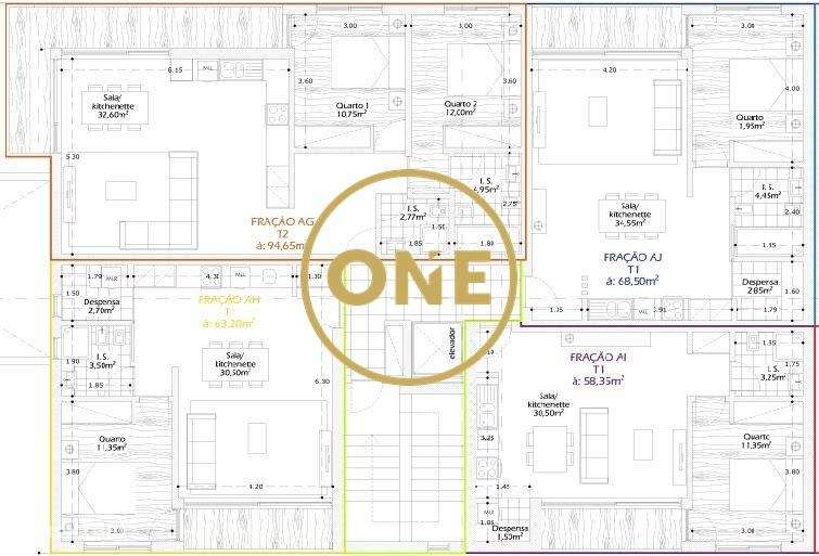 Apartamento T1 em Calendário - Grande imagem: 2/6