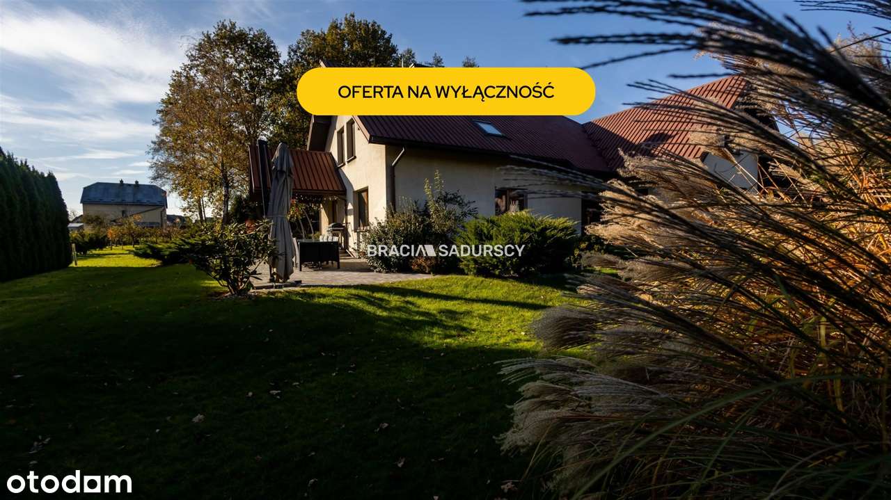 Komfortowy dom z dużą działką, 13 km od Krakowa