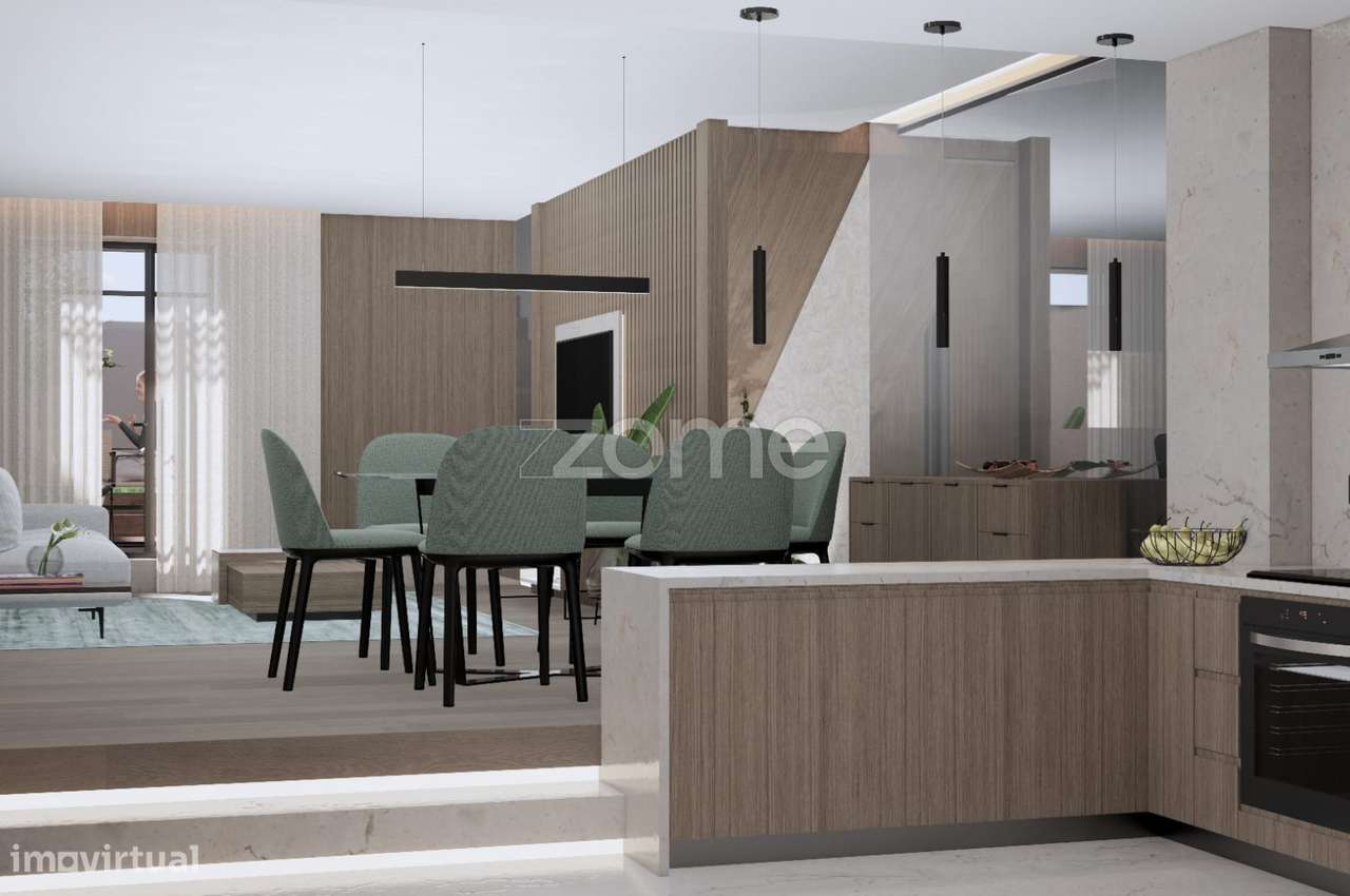 Moradia Nova T3 - Jardim/terraço/varandas - a 700 mts Rotunda Areosa-4