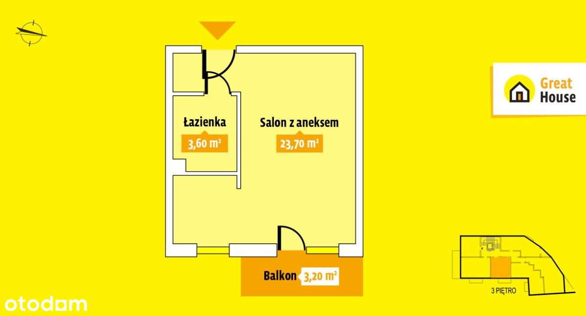 kawalerka 27m2, Śródmieście - 2026 r - Pełny obrazek: 5/7