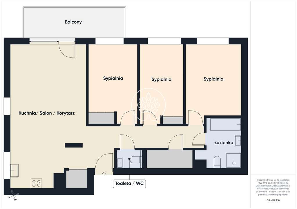 Świetny rozkład / Duży balkon / Dwustronne-15