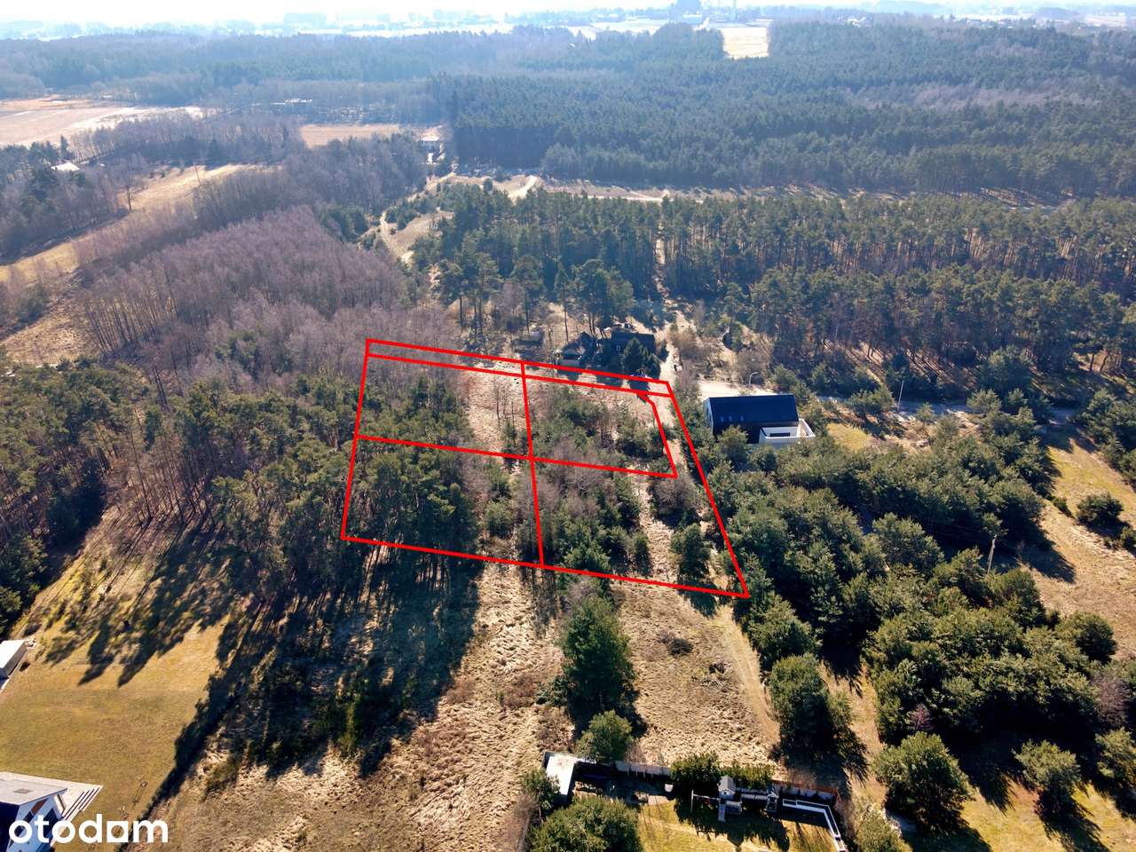 Działki budowlane przy lesie - Chełmce-5