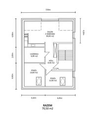 3-pokojowe mieszkanie 70,5m2 w Mławie