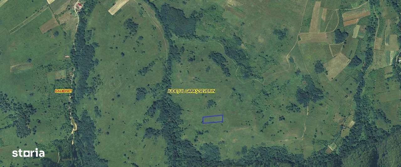 Cota 1/4 teren extravilan Dalboset, jud. Caras Severin - termen 14.08 - Imagine principală: 5/7