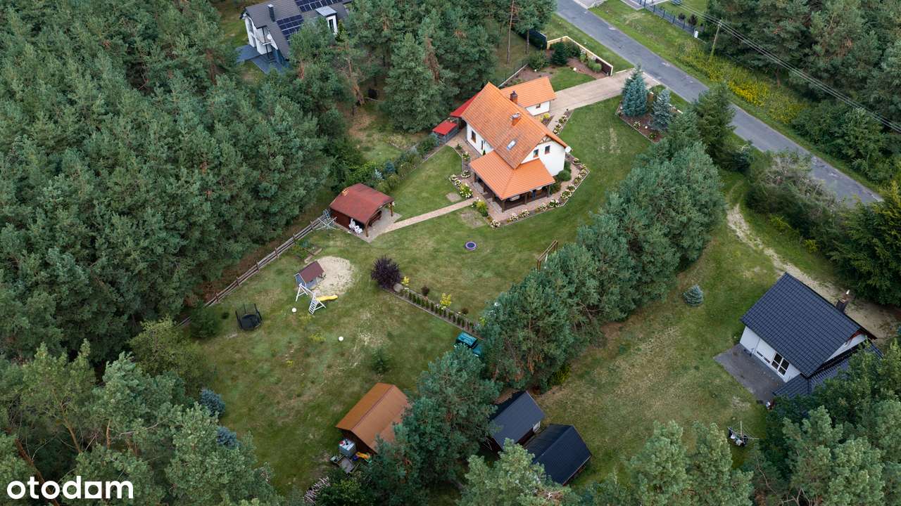 Dom wśród lasów, Łazy Wielkie, blisko Milicza działka 2600m2 budowlana-18