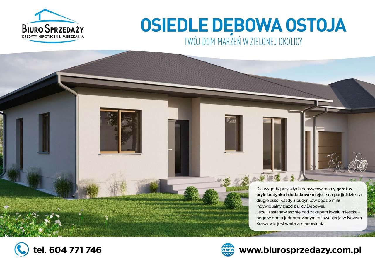 BLIŹNIAK Z DUŻĄ DZIAŁKĄ+GARAŻ+PODJAZD - Pełny obrazek: 4/10