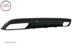 Difuzor Bara Spate cu Ornamente Mercedes C-Class W205 (2014-2020) C63 Design Negru- livrare gratuita - 5