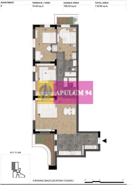 APARTAMENT 4 CAMERE 108mp | LICURG, CARTIERUL ARMENESC - Imagine principală: 3/3