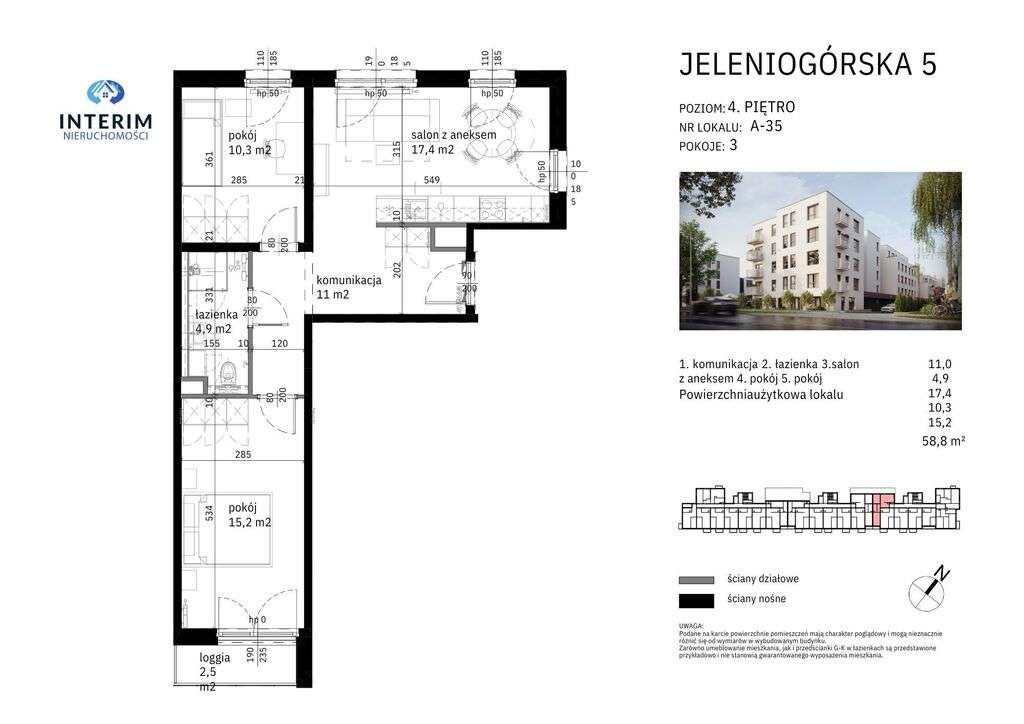 Nowoczesne 3-pokojowe mieszkanie na 4.piętrze-5