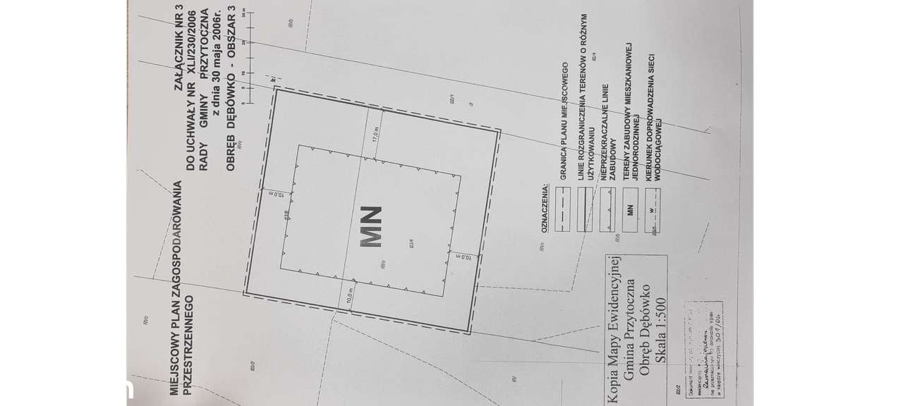 Działka budowlana z MPZP - Dębówko, Przytoczna - 2200 m2-3